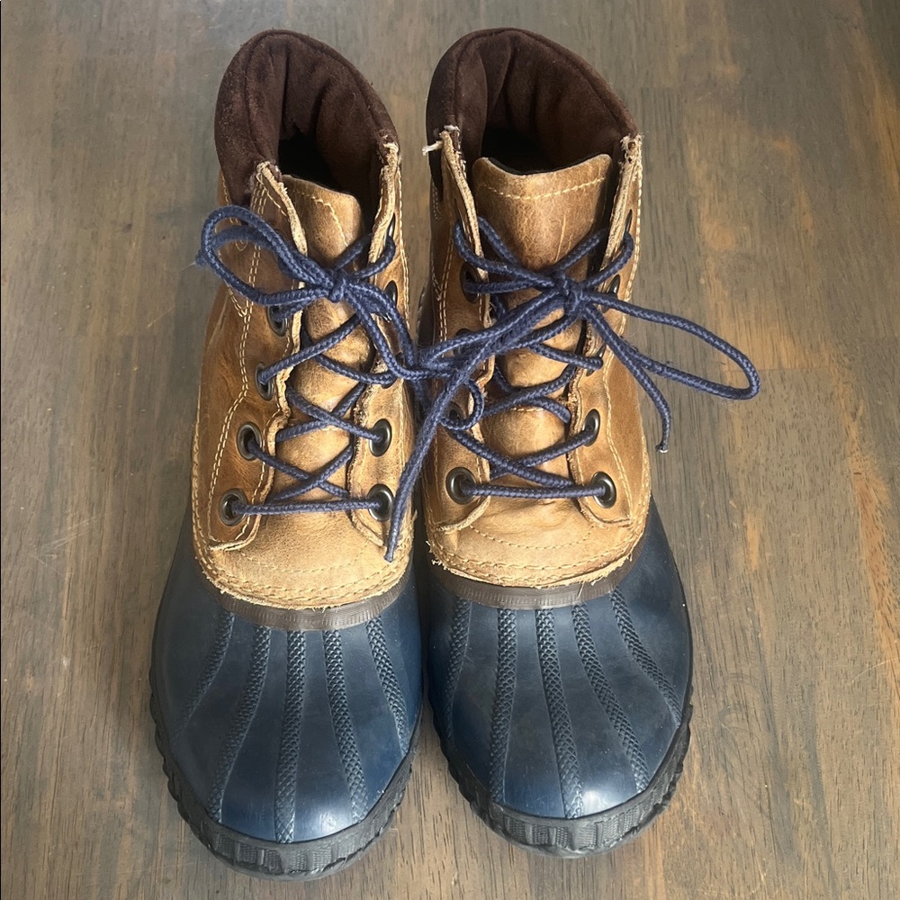 Sorel Brown Leather Boots SZ 4 boots shoes women’s girls shoes